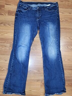 Silver Jeans Co. Bootcut Men’s Jeans Size W34 L33 Dark Wash Denim Stretch